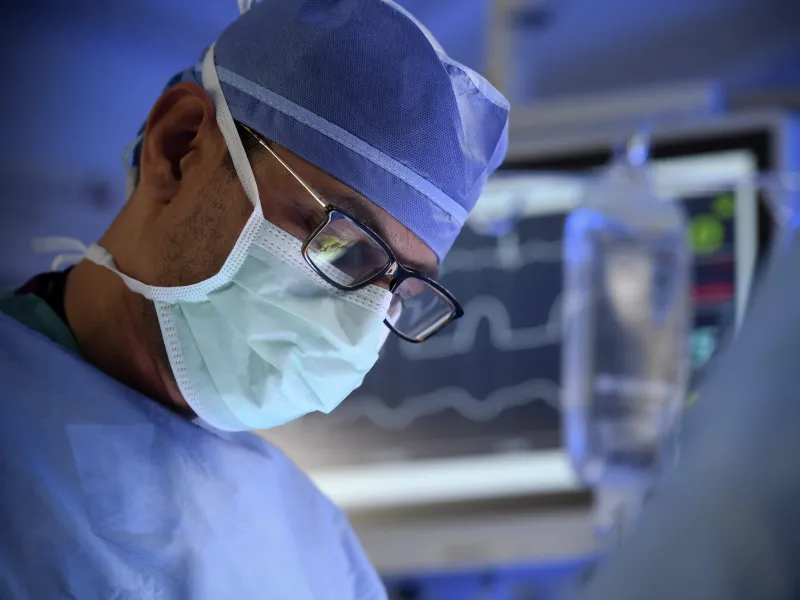 Doctor With Mask in Surgery Room