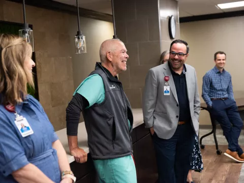 Dr. Ware, Physician of the Year award