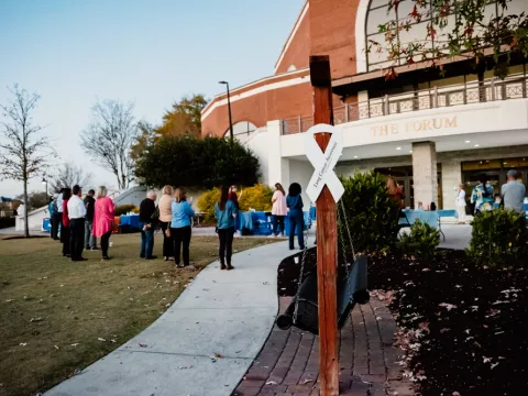 Shine a light for lung cancer event Rome Georgia