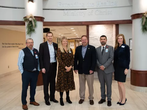 Georgia State Senator Hufstetler visits AdventHealth Gordon