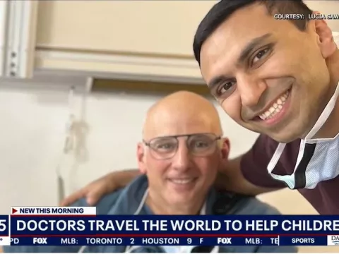 Dr. Dobson and Dr. Sawh-Martinez are featured on FOX 35 News as part of Sharing Smiles global mission trip to improve the lives of children.