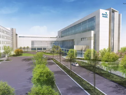 The front view of The Taneja Center