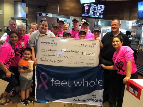 Local McDonald’s Supports AdventHealth Palm Coast’s Cancer Resource Center