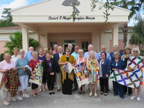500th Quilt Donated to Hospice