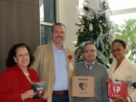 AdventHealth Fish Memorial AED Donation