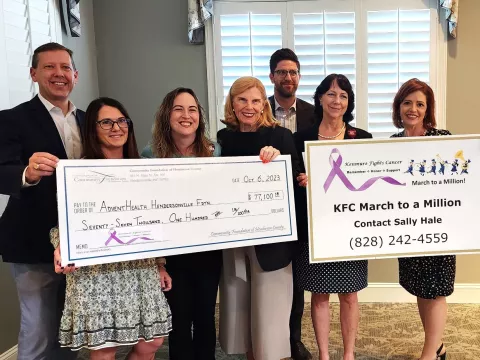 Kenmure Fights Cancer Donation to AdventHealth Hendersonville Marks Milestone Impact on Cancer Care