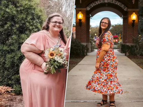 Jenn's weight loss before and after 