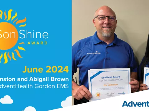 Johnston and Brown SonShine Award