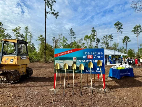 AdventHealth State Road 207 ER Groundbreaking