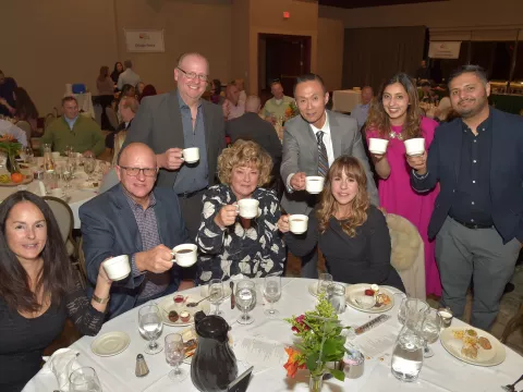 Guests at last year’s Fall Festival of Flavors enjoy coffee and dessert while supporting the mission of UChicago Medicine AdventHealth GlenOaks. This year’s event on November 6, will once again allow community members to enjoy signature dishes from local restaurants and bakeries.