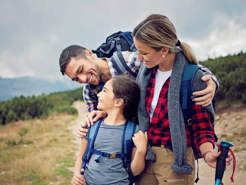 Family in the Mountains