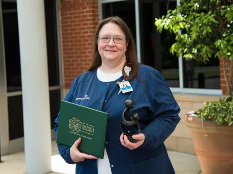 Robin Green RN awarded with DAISY award