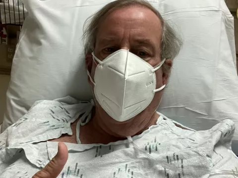 Dana Callan in hospital