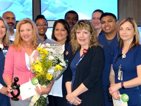Kerry Putegnat, AdventHealth Fish Memorial DAISY Award Winner