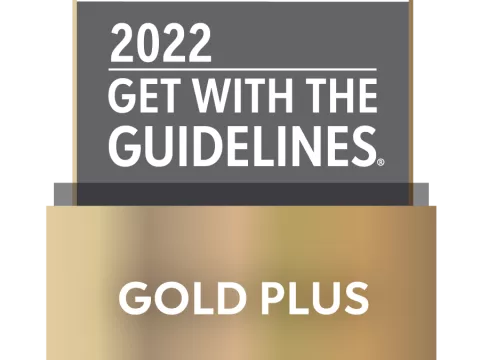 Get with the Guidelines Gold Plus Award Logo