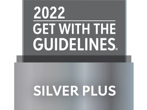 Get with the Guidelines Silver Plus Award Logo