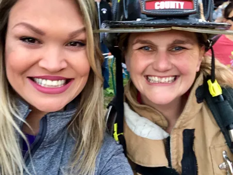runners at AdventHealth Lady Track Shack 5k