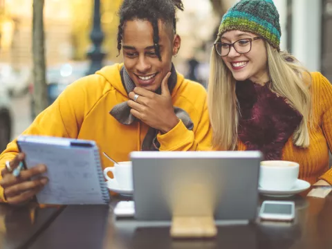 Millennials in Coffee Shop
