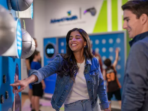 Orlando Magic fans at the AdventHealth PROFormance Lab.