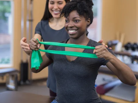 Physical Therapy with Band