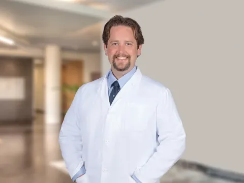 A white male physician called Buck Scott.