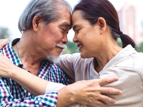 Senior Thai couple