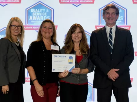 AdventHealth Waterman Receives Award for Safely Reducing Primary C-Sections