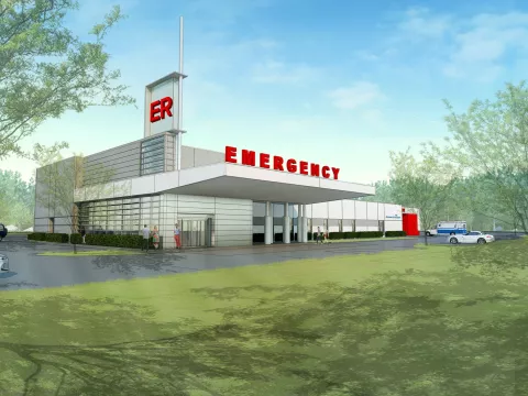 AdventHealth ER Building in Port Orange