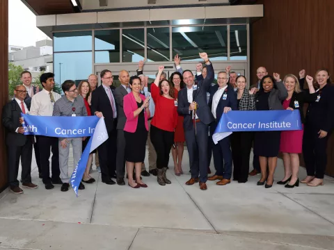 Group photo for ribbon cutting
