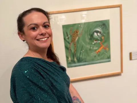 Caitlyn Dobbs said having diverticulitis and her intestines perforated, led her to undergo several emergency surgeries as well as spending three weeks in a medically induced coma. (photo courtesy: Caitlyn Dobbs)