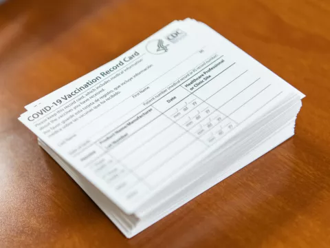 Covid vaccine cards