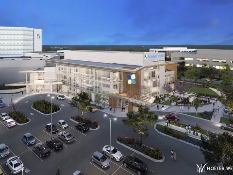 ahsm-cancer-institute-exterior-aerial-night