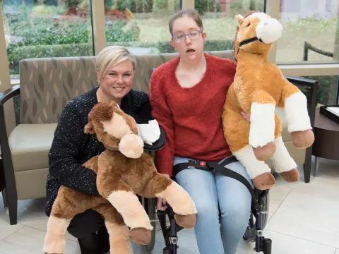 Amy Jordan with Brittany Mincey