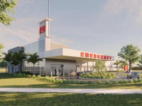 AdventHealth Belleview ER rendering