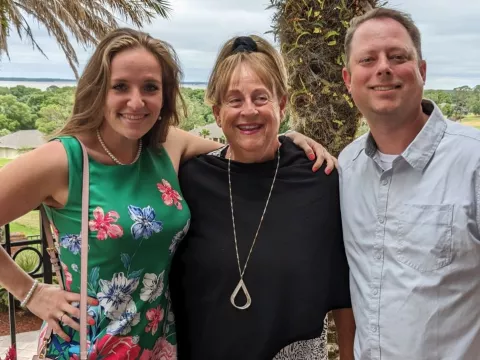 Caitlyn Eseman and family members