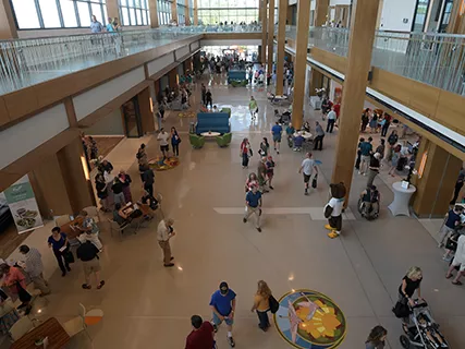 Center for wellbeing interior