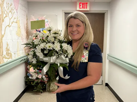 Daisy winner Danielle Roberts, RN