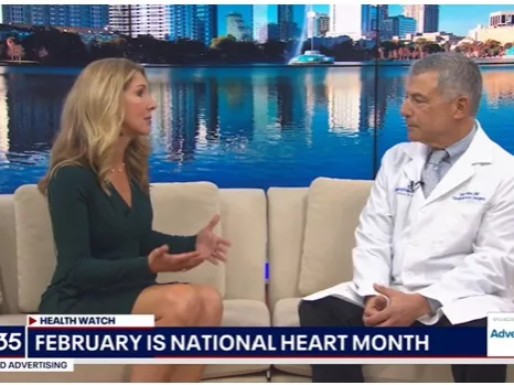 Dr. Gary Allen on Fox35 to discuss heart health and surgery