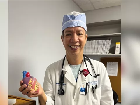 Dr. Hector Lozano, cardiologist and medical director of the vascular ultrasound laboratory at AdventHealth Medical Group. 