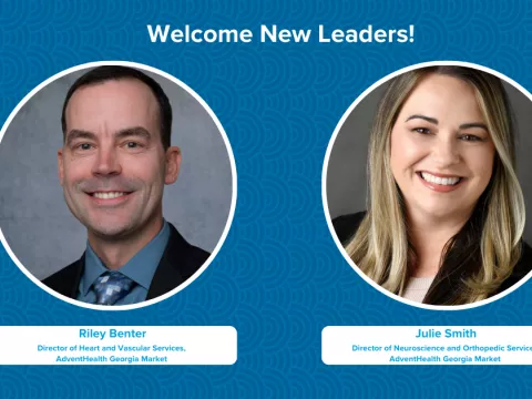 Riley Benter and Julie Smith