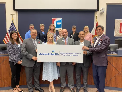 AdventHealth and Flagler Schools Partnership