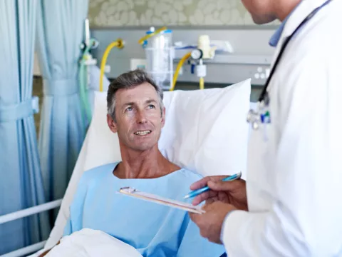 man is treated for sepsis