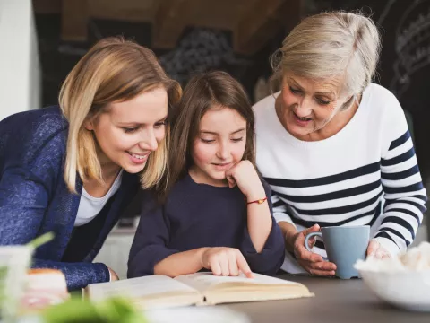 Three Generations of Women