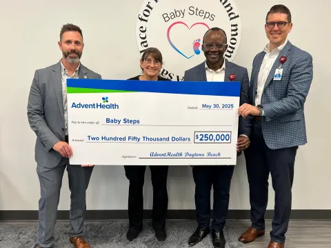 AdventHealth donates $250,000 to new clinic for expecting moms in Daytona Beach