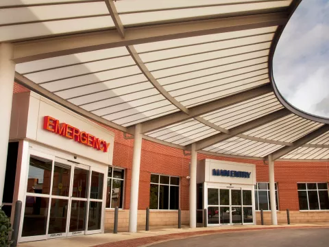 The entrance of AdventHealth Murray