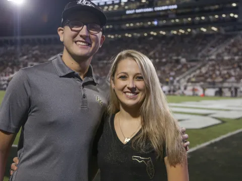 Max Jones at a UCF Game.