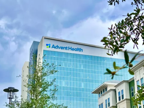 Exterior of AdventHealth Innovation Tower.