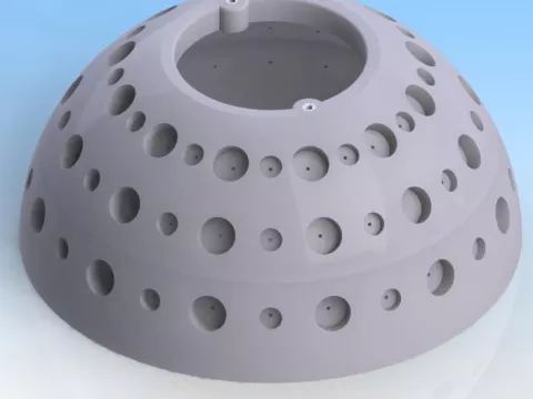 Graphic of the FRS training model dome