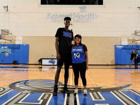 JI posed with Priann