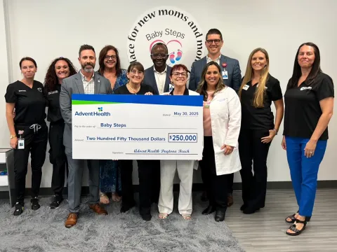 AdventHealth donates $250,000 to new clinic for expecting moms in Daytona Beach